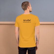 Load image into Gallery viewer, Worldviews &quot;Got Coffee?&quot; T-Shirt
