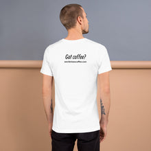 Load image into Gallery viewer, Worldviews &quot;Got Coffee?&quot; T-Shirt
